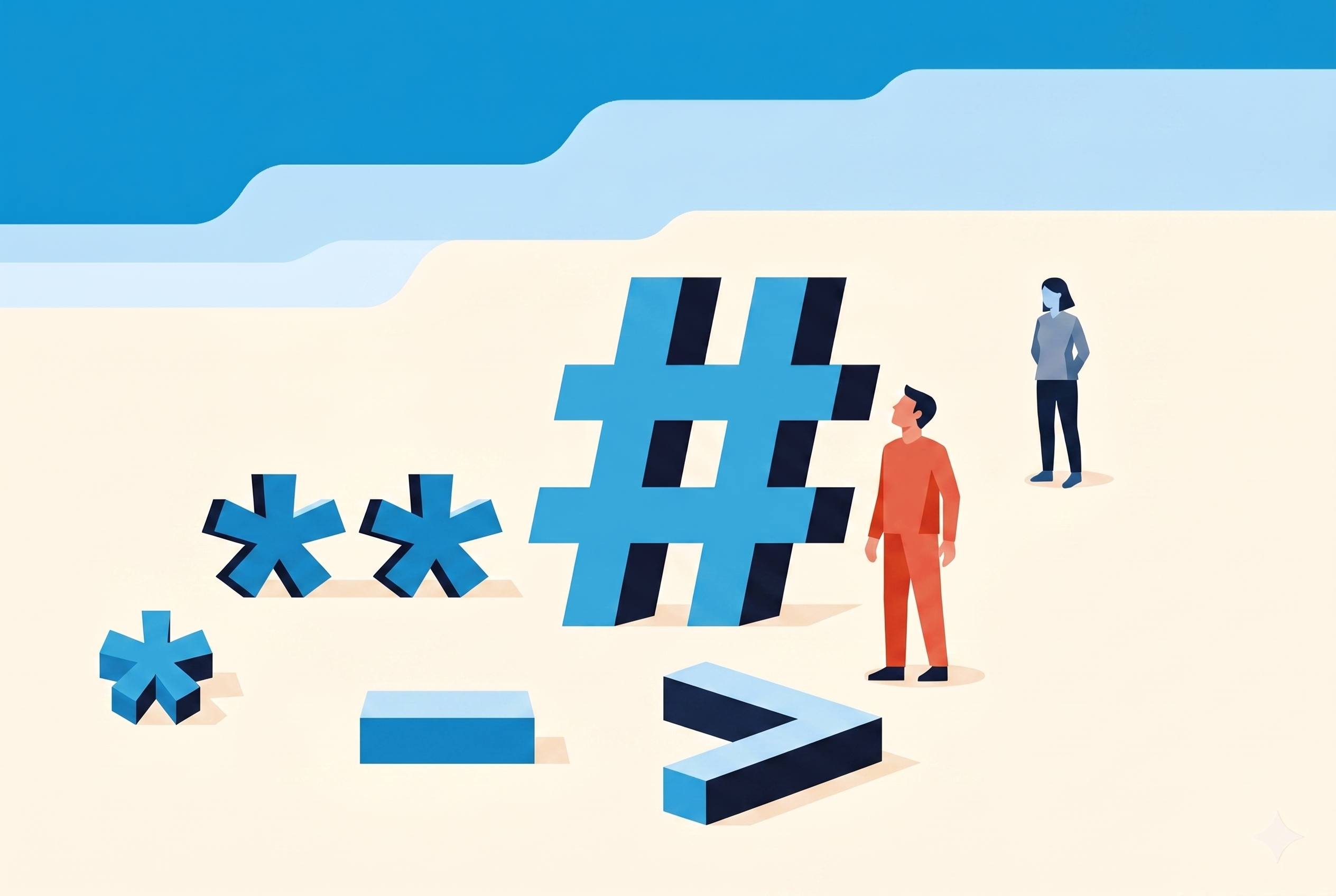 What is Markdown illustration